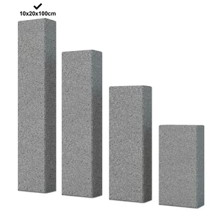 Palisada Hestra Drobnoutwardzona Polbruk Stalowy Packshot Packshot palisady Hestra firmy Polbruk w kolorze Stalowym.