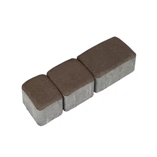 Kostka brukowa Nostalite Polbruk Brązowy Packshot Packshot kostki brukowej Nostalite firmy Polbruk w kolorze Brązowym.